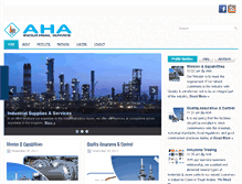 Tablet Screenshot of ahagroupsa.com